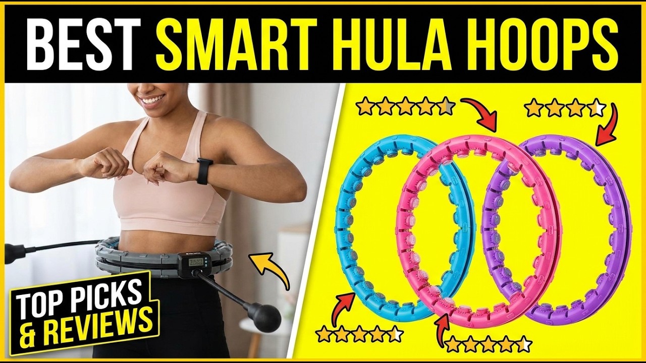 TOP 5 Best Smart Hula Hoops 2026 | How to choose a smart hula hoop