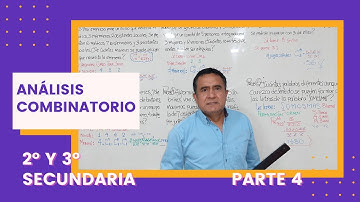 ANÁLISIS COMBINATORIO - PRÁCTICA - 4° y 5° SECUNDARIA - PARTE 4