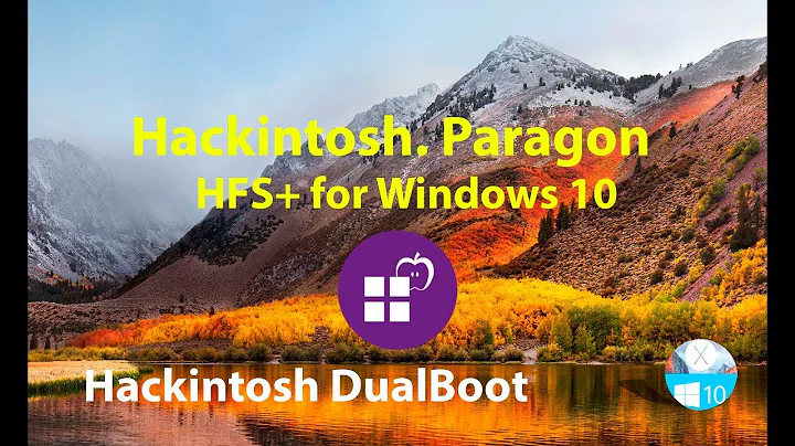Hackintosh. HFS+ for Windows by Paragon