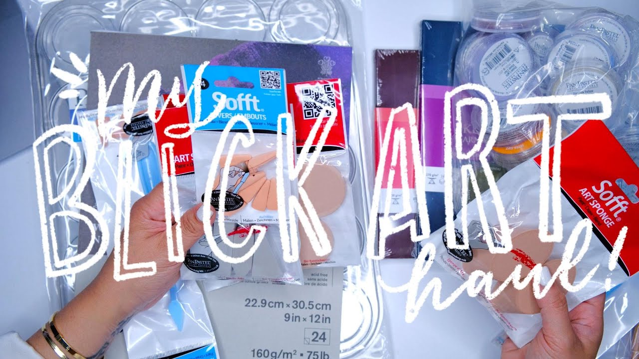 Big Blick Art Haul! Check out what I got!