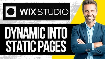 How to Convert Dynamic Pages into Static Pages in Wix Studio
