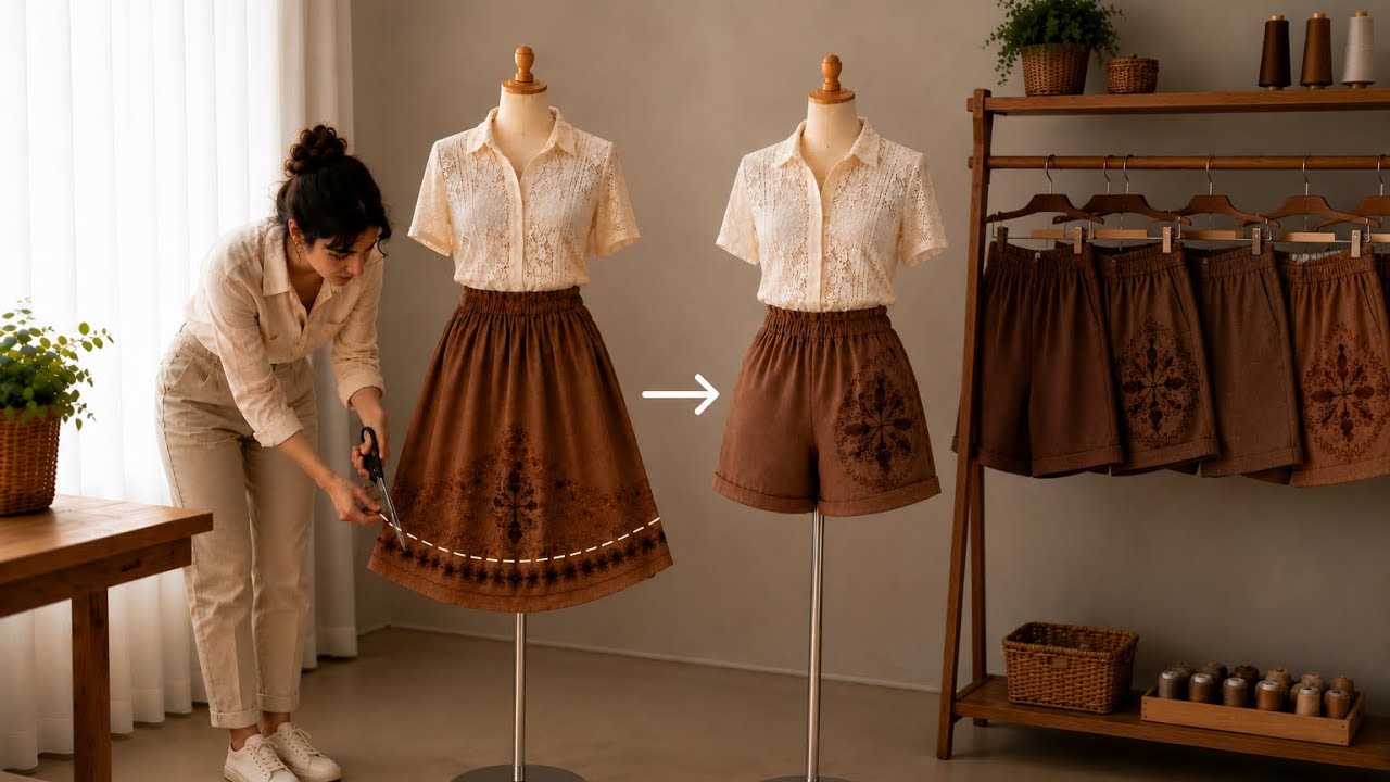 turning a dress into shorts How to turn an old dress into cute shorts