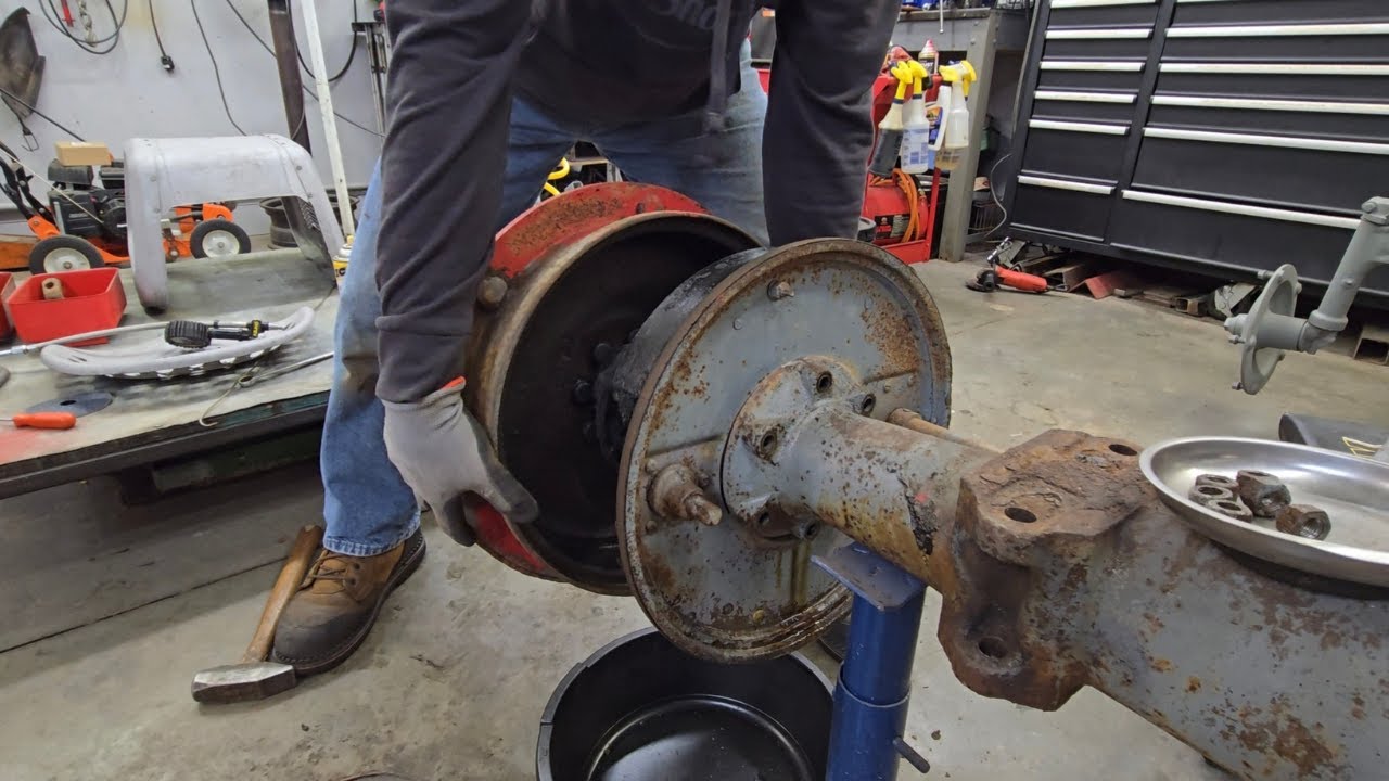 Ford 9N Brake Job the Disassembly - YouTube