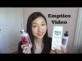 Empties Video from April - June 2018