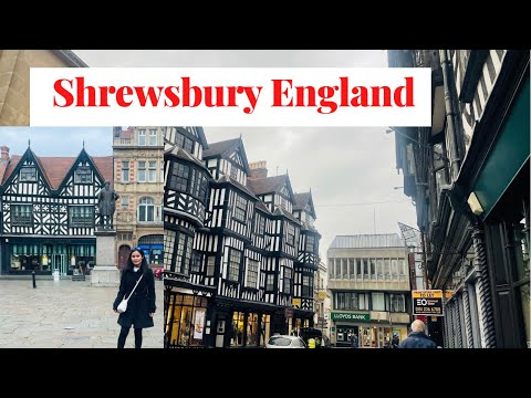 Shrewsbury England | Medieval Town | Walking Tour at Shrewsbury England | Tudor Houses #shrewsbury