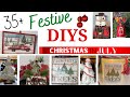 35+ Christmas Home Decor DIYS | Christmas in July | Festive Home Decor Crafts