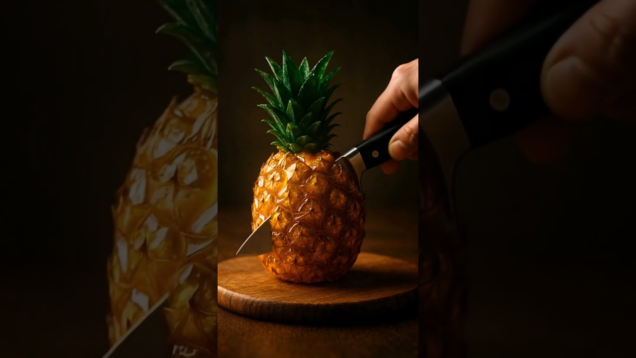 Knife vs Crystal Pineapple 💎🍍 | Tropical Gem Slice 