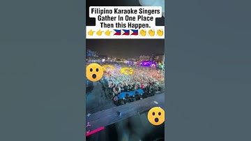 Thumbnail of Another Normal Singing Crowd In The Philippines #shorts #best #filipino
