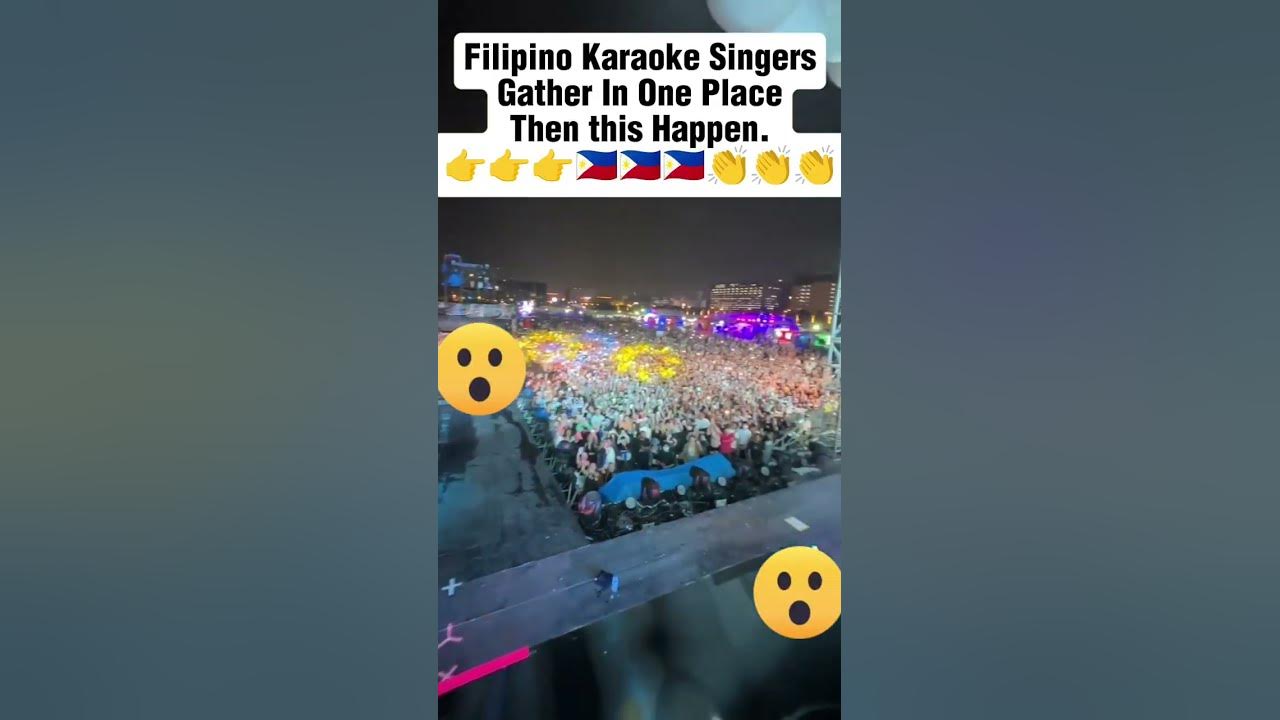 Another Normal Singing Crowd In The Philippines #shorts #best #filipino Another Normal Singing Crowd In The Philippines #shorts #best #filipino