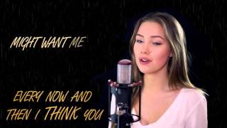 We Dont Talk Anymore Sara Farell Cover Lyrics video by MatanSegev . Resimi