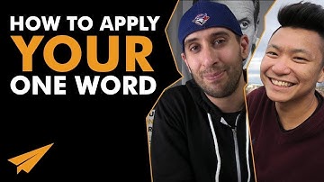 How to APPLY Your One Word ft. @thejaywong