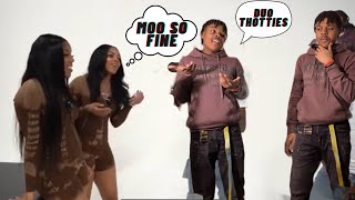 Moo Reacts to Two Ebony BBW Twins Finding Their Match!