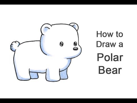 How to Draw a Polar Bear (Cartoon)