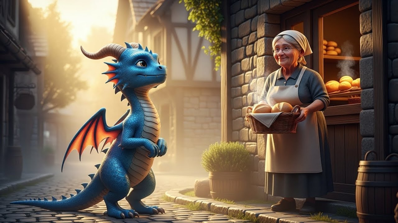 Every Morning, a Dragon Stood Outside the Bakery—Until One Woman Opened the Door| HFY Story