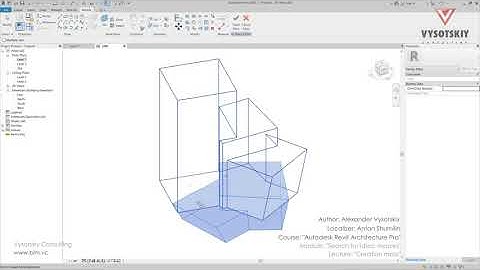 [Autodesk Revit Architecture Pro] Creation mass