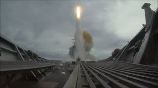 U.S. and Singapore Navies Fire Missiles in the Philippine Sea