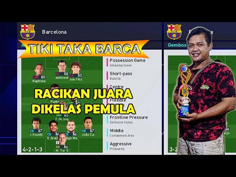 3miliyartoto x arena369 - FORMASI TIKI TAKA BARCA - RACIKAN SANG JUARA DIKELAS PEMULA