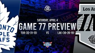 Toronto Maple Leafs vs Los Angeles Kings Game 77 Preview: Lineups, Goaltenders, & Best Bets Content