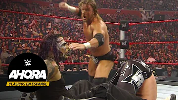 Clásicos en Español: Edge vs Jeff Hardy vs Triple H – Campeonato de WWE: Armageddon 2008