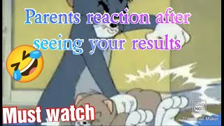 Results day story 😱.....( Parents VS relatives) .....Tom and Jerry funny meme 🤣🤣