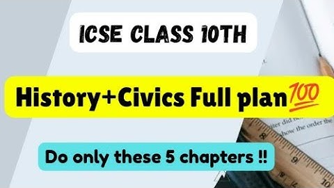 ICSE 10th History Civics Full Study Plan 💯| Do only these 5 Chapters | Ep.1 🎞️ | StudySlide