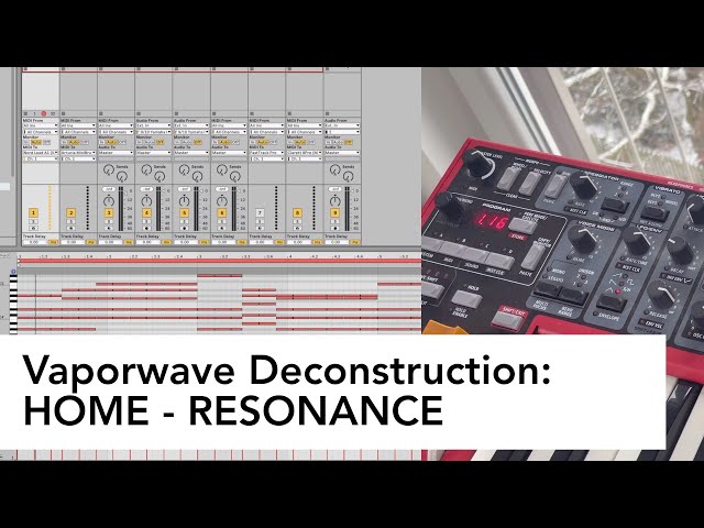 Track Breakdown: HOME - RESONANCE via Nordlead, Minibrute & Addictive Drums, introducing Cascade