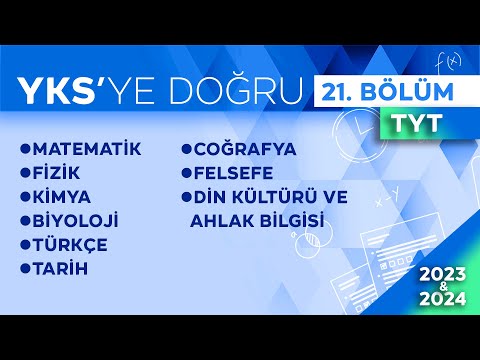 YKS'ye Doğru | TRT Eba 21.Bölüm TYT#ykshazırlık#soruçözümleri