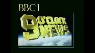 BBC TWO continuity announcement 14 Jan 1988 9pm
