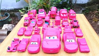 Clean up muddy minicar & Disney pixar car convoys! Play in the garden