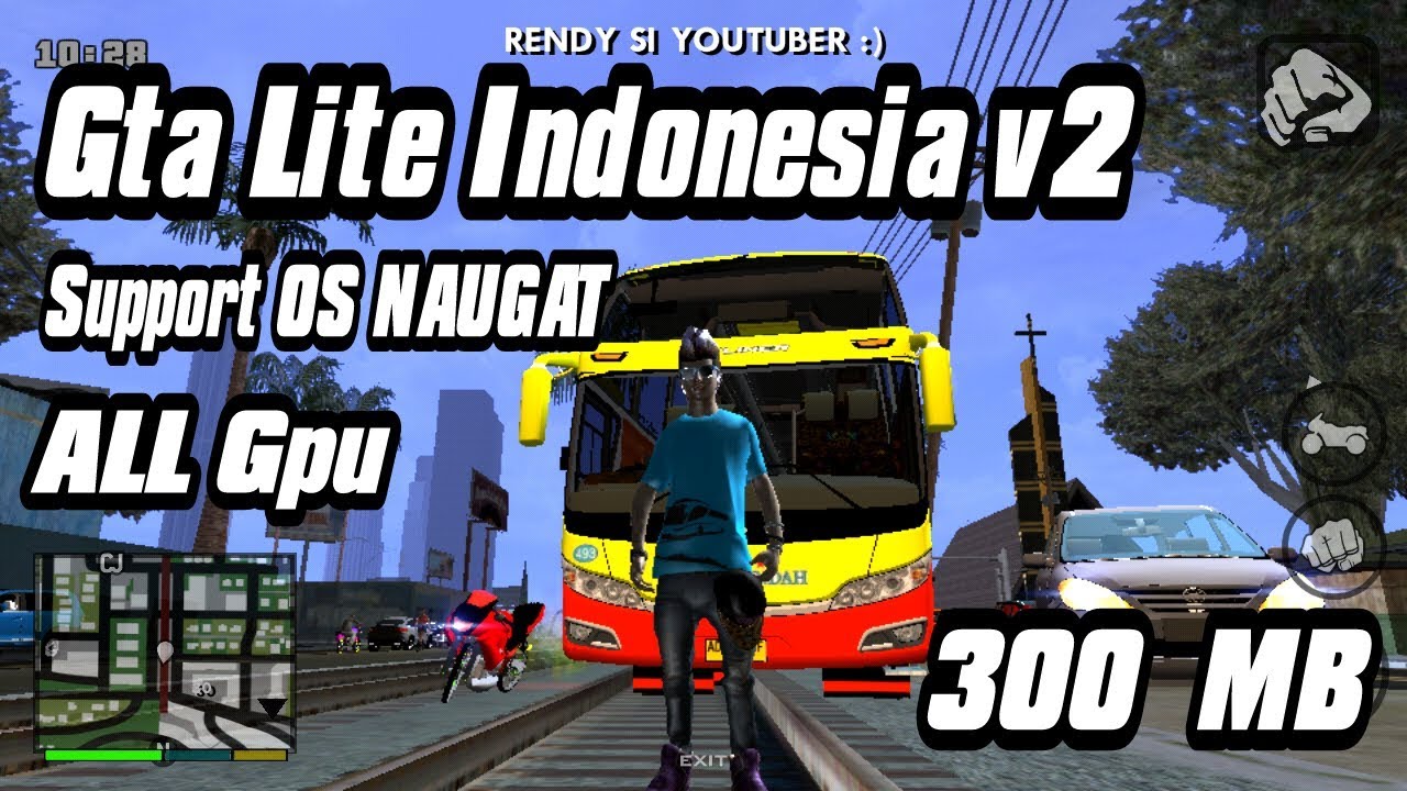 GTA LITE INDONESIA V2 300 MB ALL GPU YouTube