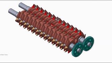 Shredder machine : animation