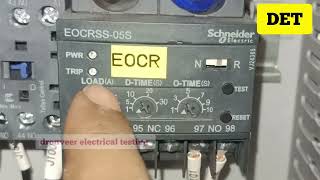 Learn How to Program, Set, and Test the Schneider EOCR Relay or MPR Relay #BOCR #eocr #dronveer