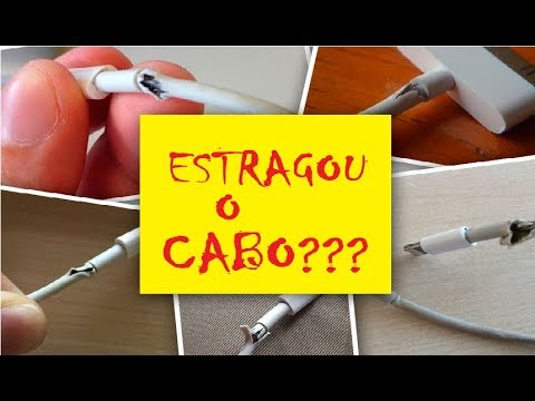 🔌 COMO CONSERTAR SEU CABO DE CELULAR COM A PONTA ESTRAGADA