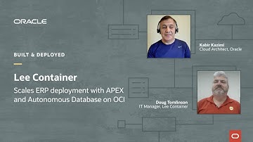 Lee Container scales ERP deployment with APEX, and Autonomous Database on OCI