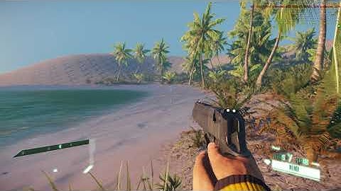 tropical island sunset test cryengine 5.4