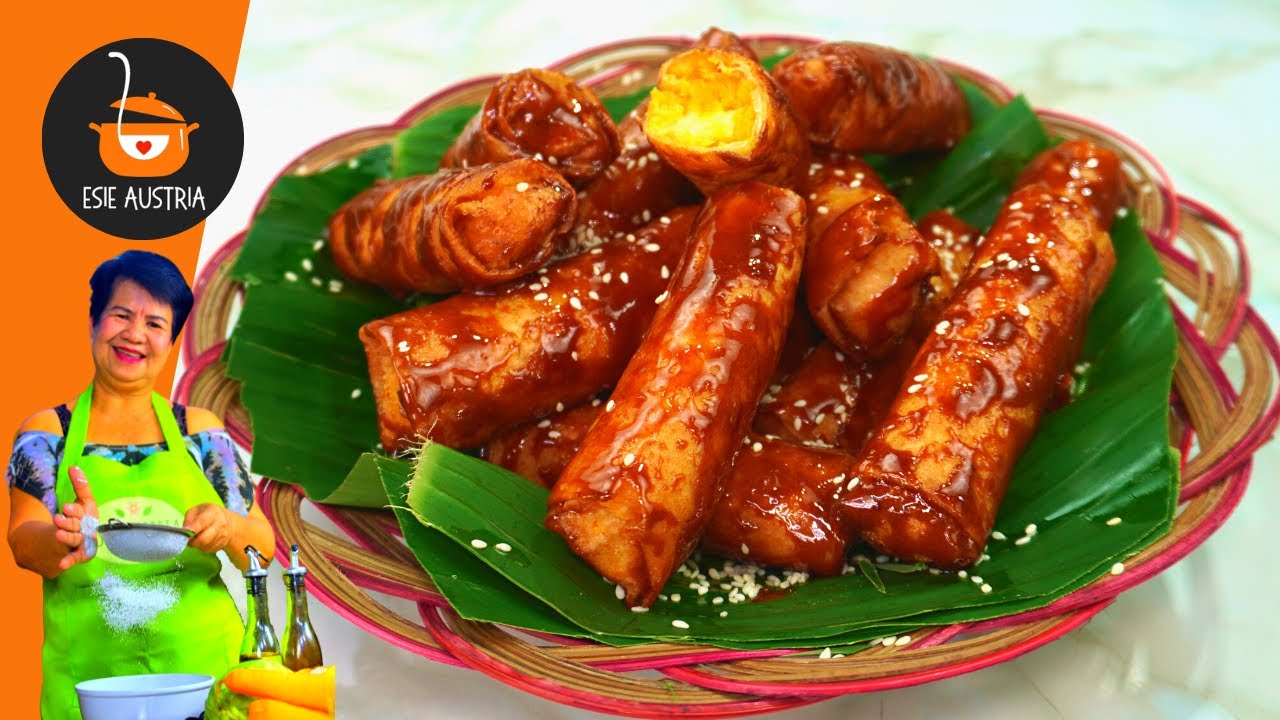 KAMOTE CHEESE TURON | KAMOTE RECIPE | TURON RECIPE | MERIYENDANG PINOY | ESIE AUSTRIA