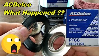 ACDelco PF66 Oil Filter Cut Open