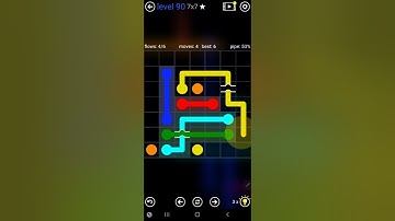 How To Solve Flow Free Bridges 7x7 Mania Pack Level 90 Board Walk Through Solution Walkthrough