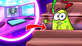 I Build a Secret Gaming Room to Hide from My Parents || Smart Parenting Hacks by Pear Couple