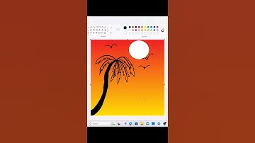 gradient colur making in ms paint #mspaintart  #drawingsoftware