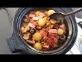 Ashtoons vlog minisode130 making crockpot lentil stew for crew  cooking outdoors  camper cook