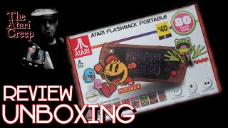 Famous AtGames Atari Flashback Portable Woodgrain Unboxing/short REVIEW | The Atari Creep Net Worth
