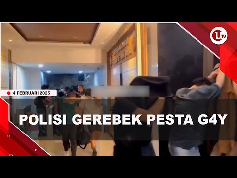 POLISI GEREBEK PESTA SESAMA JENIS, 56 PRIA DAN OBAT H1V DIAMANKAN | U-NEWS