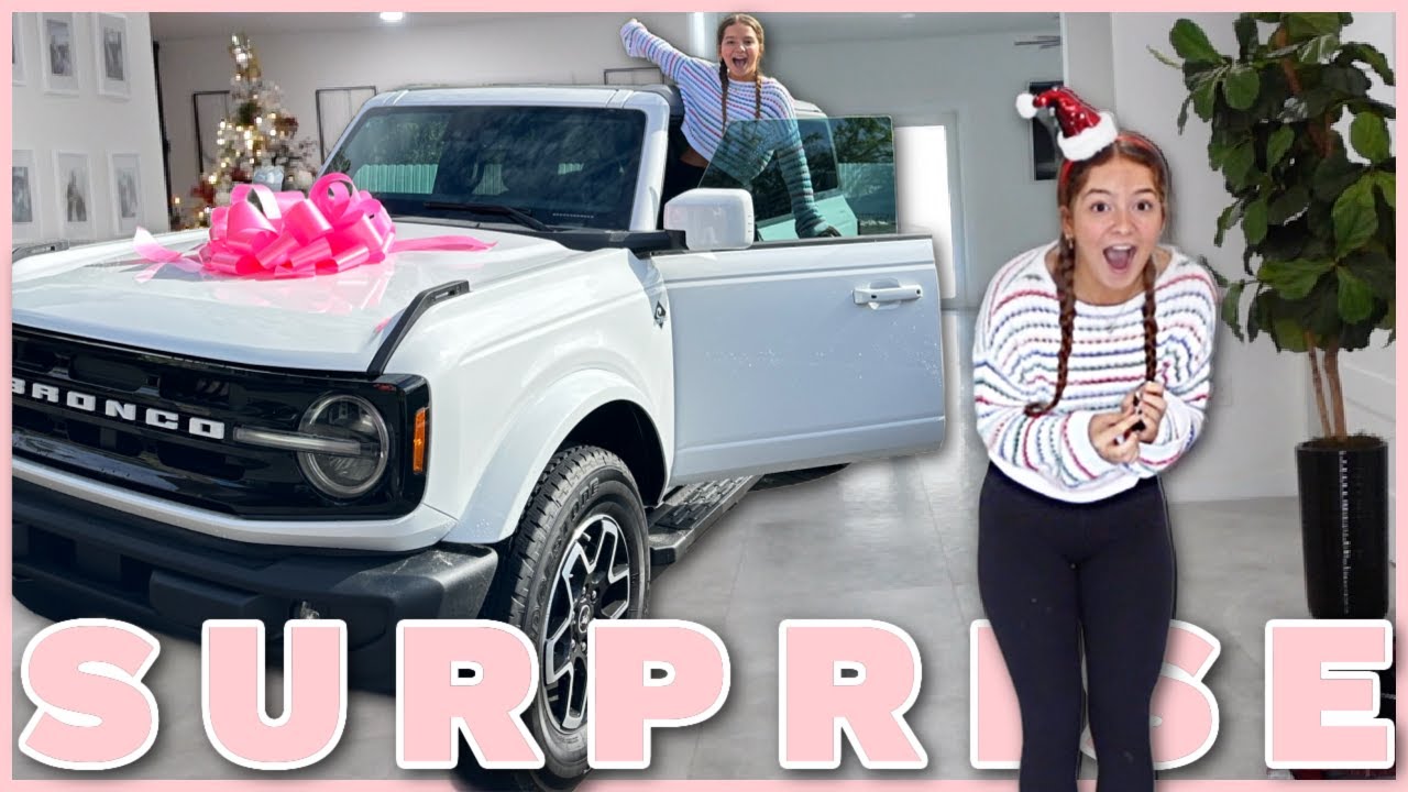 My 16-years-Old Daughter's Priceless Reaction .Getting Her First Car ...