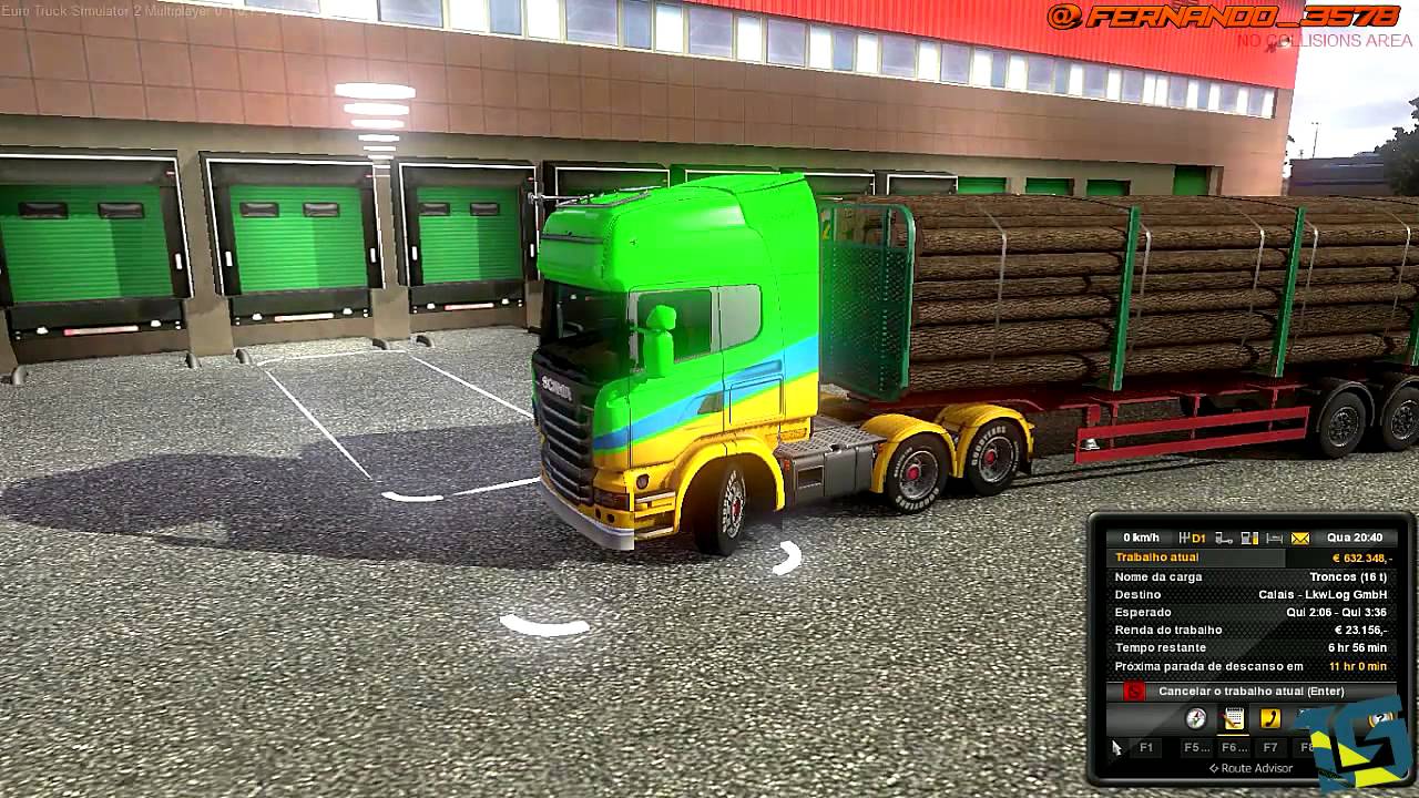 COMO ESTACIONAR UM CAMINHÃO - EURO TRUCK SIMULATOR 2 - LIÇÃO 01 