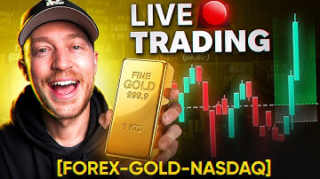 Live Trading Forex, Gold & NQ (ORB Scalping New York Session)