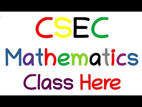 CSEC Mathematics Past