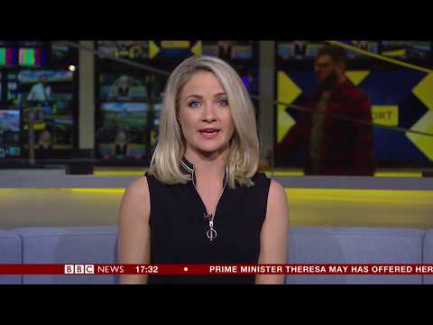 Holly Hamilton BBC News at Five November 27th 2017