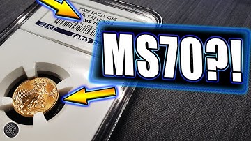 Overgraded MS70 Gold Eagle! Is MS70 Collecting a Fools Game?