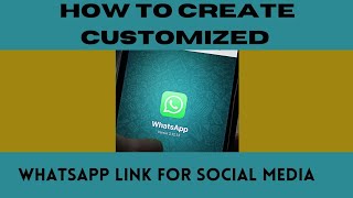 👉How to Generate Whatsapp Click to Chat link//Whatsapp link Generator//Whatsapp URL screenshot 5